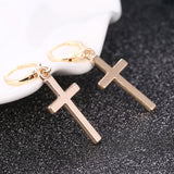 Glossy Cross Earrings – Surprise Gifts — 5