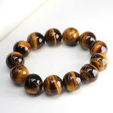 Yellow Tiger's Eye Bracelet Natural Men's – Jewelry Gift Ideas — 1