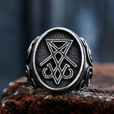 Retro Old Titanium Steel Ring In Europe And America – Stylish Gifts — 4