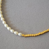 Women's Glittering Gold Beaded Necklace – Jewelry Gift Ideas — 5
