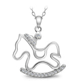 Necklace Female Pony Wood Zodiac Pendant Clavicle – Jewelry Gift Ideas — 1