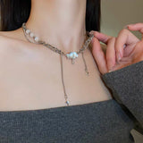 Cloud Opal Tassel Necklace For Female Xia – Jewelry Gift Ideas — 7