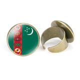 Asian National Flags Vintage Open Ring – Unique Gift Ideas — 2