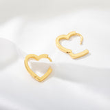 Cross-border Simple Heart Earrings Love – Gifts for Couples — 6