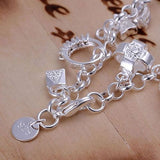 925 Silver Fashion Thirteen Hanging Bracelets – Stylish Gifts — 2