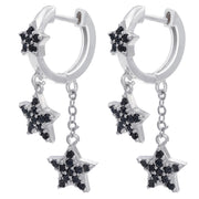 Micro Set Star Pendant Long Pentagram Earrings – Jewelry Gift Ideas — 2