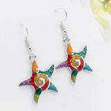 Drop oil color Sea Star Necklace – Jewelry Gift Ideas — 3