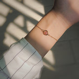 Pink Strawberry Crystal Bracelet – Jewelry Gift Ideas — 1