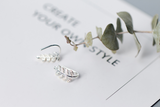 Leaf short earrings – Thoughtful Gifts — 2