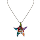 Drop oil color Sea Star Necklace – Jewelry Gift Ideas — 1