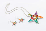 Drop oil color Sea Star Necklace – Jewelry Gift Ideas — 4