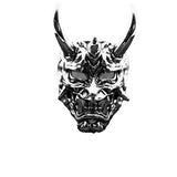Distressed Prajna Mask Hip Hop Punk Ring – Holiday Gift Ideas — 3