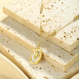 Simple Rose White Shell Pendant Necklace – Jewelry Gift Ideas — 11