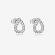 S925 Sterling Silver Drop Zircon Stud Earrings – Gifts for Her — 5
