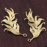 Cast Copper Peacock Feather Pendant – Jewelry Gift Ideas — 6