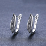 Copper Retro Hong Kong Style Zircon Earrings – Stylish Gifts — 1