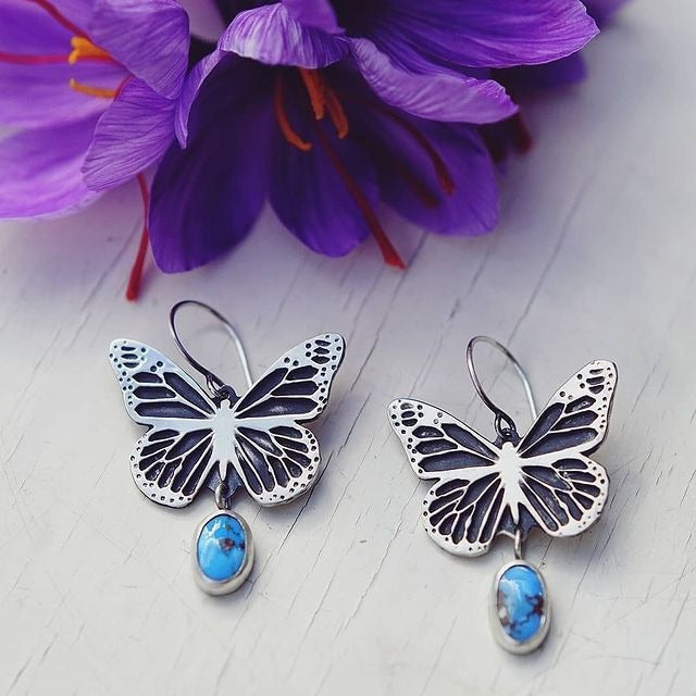Women's Vintage Personality Butterfly Earrings – Gifts for Her — 1