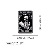 Skull Nerd Brooch Cartoon Badge Creative – Jewelry Gift Ideas — 2