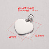 Stainless Steel Round Circle Heart Pendant – Jewelry Gift Ideas — 10