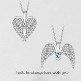 Angel Wings Heart Pendant Necklace Women – Jewelry Gift Ideas — 11