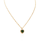 Zircon Heart Necklace Full Of Diamonds – Jewelry Gift Ideas — 12