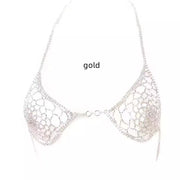 Fashion Mesh Body Chain Set Shiny Rhinestones – Stylish Gifts — 7