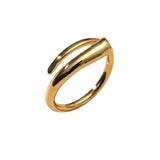 Women's Simple Alloy Geometric Open Adjustable Ring – Gifts for Her — 3