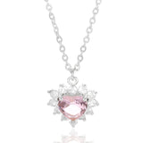 Zircon Heart Necklace Full Of Diamonds – Jewelry Gift Ideas — 3