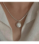 S925 Sterling Silver Baroque Pearl Necklace – Jewelry Gift Ideas — 12