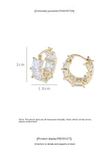 Women's Geometric C- Shaped Earrings – Gifts for Her — 6