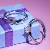 Couple Couple Rings Open Mouth White Gold Plated Men – Gifts for Her — 3