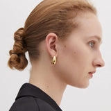 Metal Water Drop Earrings With A Sense Of Niche Luxury – Useful Gifts — 13