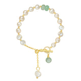 Freshwater Pearl Emerald Bracelet – Jewelry Gift Ideas — 4