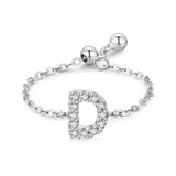 Letter Chain Ring Female Fashion Niche Design Love – Stylish Gifts — 5