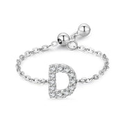 Letter Chain Ring Female Fashion Niche Design Love – Stylish Gifts — 5
