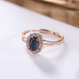 S925 Sterling Silver Rose Gold Plated Inlaid Natural – Birthday Gifts — 1