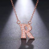 Fashion Temperament 26 Letter Zircon Necklace – Jewelry Gift Ideas — 3