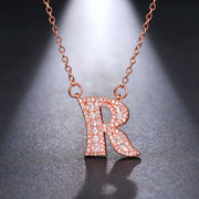 Fashion Temperament 26 Letter Zircon Necklace – Jewelry Gift Ideas — 3