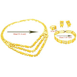 Dubai Jewelry Set Women's Gold Necklace Earrings – Jewelry Gift Ideas — 2