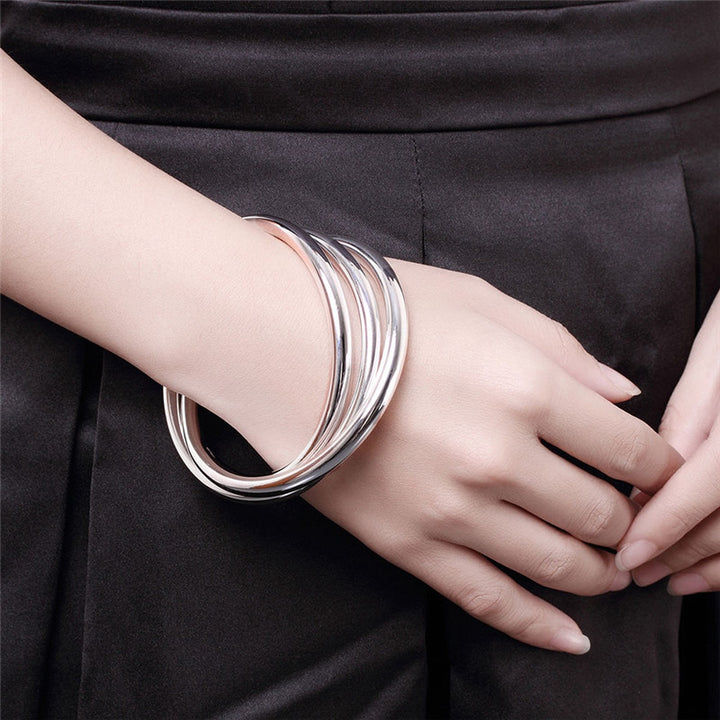 Fashion Personality Three Circle Bracelet – Stylish Gifts — 1