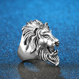 Rock Hip Hop Ear Accessories Golden Domineering Lion's – Stylish Gifts — 4