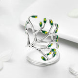 Pattern Life Tree Ring S925 Silver Ring – Gift Ideas — 5