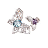 Light Luxury Rhinestone Butterfly Love Heart-shaped – Gifts for Her — 4
