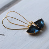 European And American New Blue Color Scallop Earrings – Gifts for Her — 5