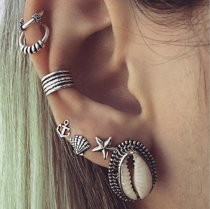 Fashion Bohemian Retro Simple Set Earrings Earrings – Stylish Gifts — 1