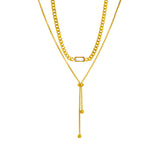 Simple Double-layer Twin Irregular Pull-out – Jewelry Gift Ideas — 3