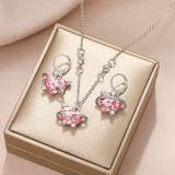 Pendant Necklace Earrings Jewelry Suit – Jewelry Gift Ideas — 6