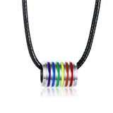 Rainbow Pendant Titanium Steel Necklace – Jewelry Gift Ideas — 4