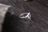 Sterling silver personality tree leaf female ring – Gifts for Her — 2
