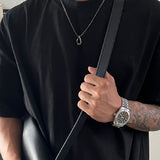 Vintage Silver Necklace Male – Jewelry Gift Ideas — 3